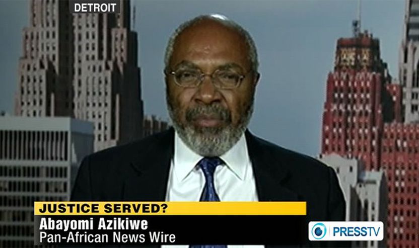 Press TV ka realizuar një intervistë me Abayomi Azikiëe, redaktor i Pan Africa Neës Ëire nga Detroit