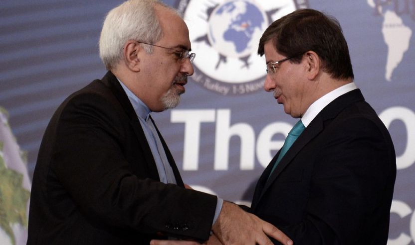 Ahmet Davutoglu me Muhammed Xhevad Zarif