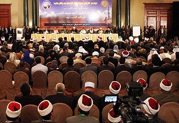 Dijetarët muslimanë dhe Etërit e Kishave Lindore morën pjesë në konferencën Az-hari përball terrorizmit dhe ekstremizmit  në Kajro, më 3 dhjetor 2014