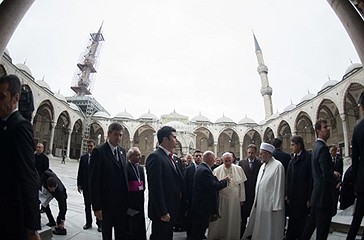 Në fotografi, Papa në Turqi