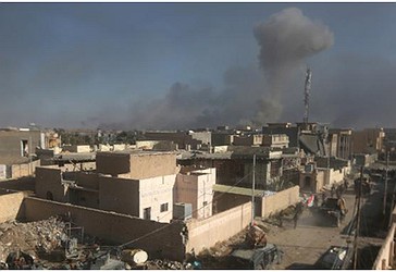 Tymi në rrethin e qytetit Ramadi gjatë luftimeve për çlirim e qytetit