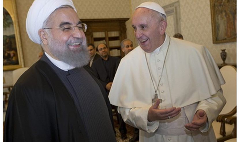 Kryetari i Iranit, Hassan Ruhani  u taua me Papa Françeskun në Vatikan