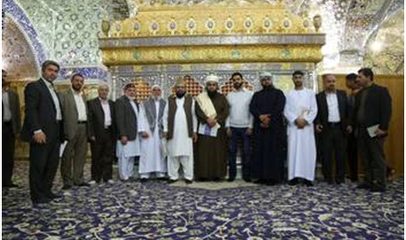 Ministri i Brendshëm i Irakut,Muhammed Salim Al-Ghabban, në një takim me dijetarët muslimanë sunnitë të Anglisë