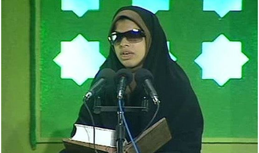 Sama Babaji, hafize e Kur’anit, e cila është e verbër