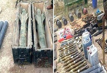 Armë të fshehura nga ISIS-i  nëpër xhami