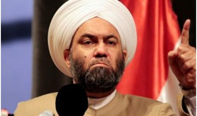 Shejh Halid al Mala'a, kryetar i Shoqatës së Dijetarëve Sunni të Irakut