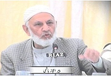 Pir Ijaz Hashmi, kryetari i Xhamiat  Ulema i Pakistanit (JUP) 