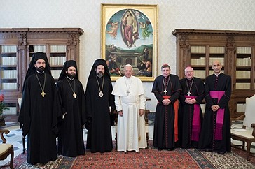 Papa, në takimin me delegacionin e Patriarkatit Ekumenik të Kostandinopojës